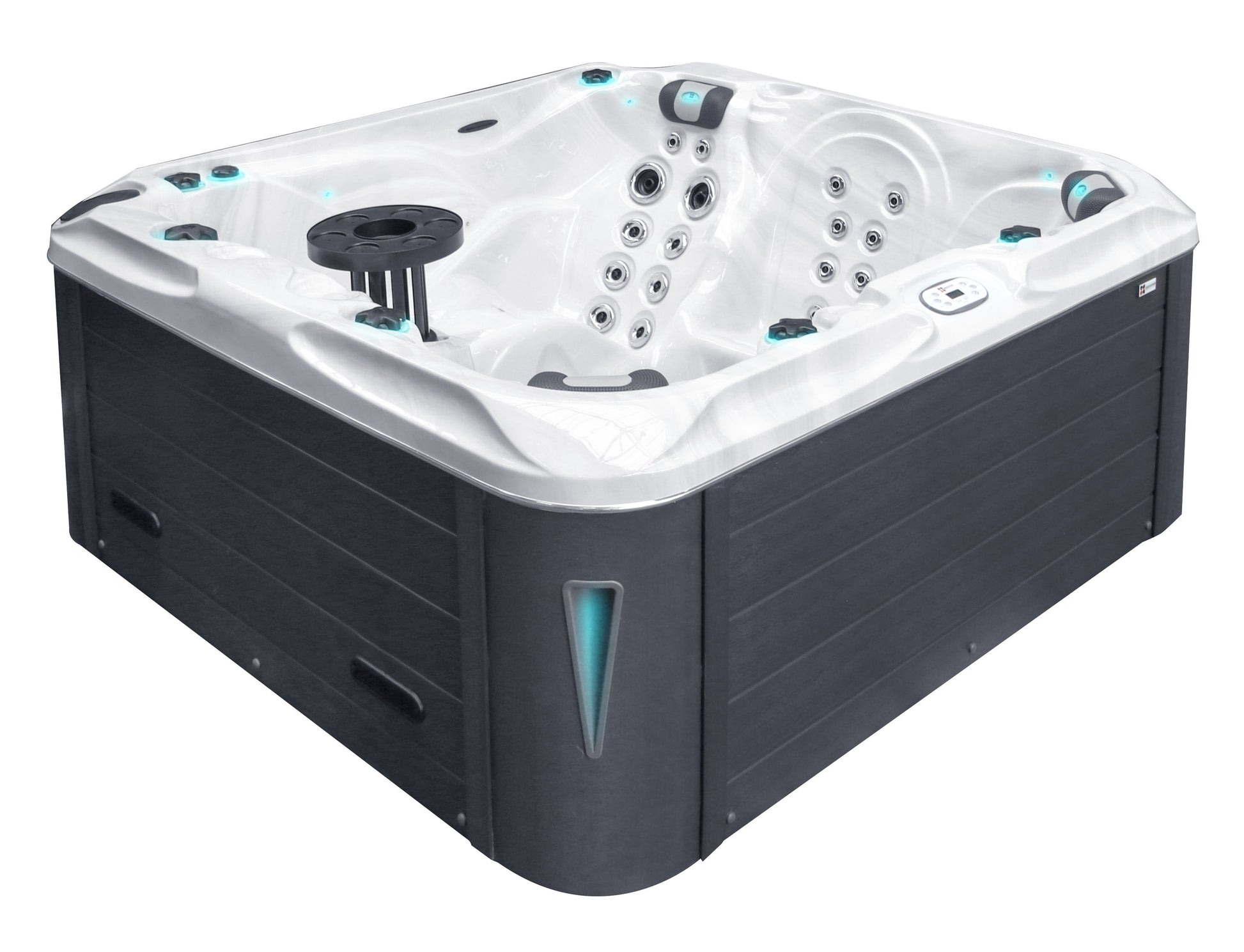 Pleasure 215x200 см. хидромасажна вана 215x200 см, 4 седящи + 1 лежащо място, 48 хидро дюзи, онлайн магазин KERANOVA