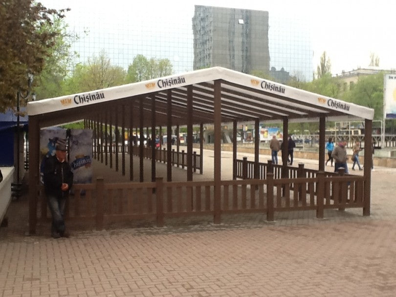 WPC декинг и цялостно оборудване - дървопластов шатър и ограда за градина или тераса, онлайн магазин обзавеждане KERANOVA