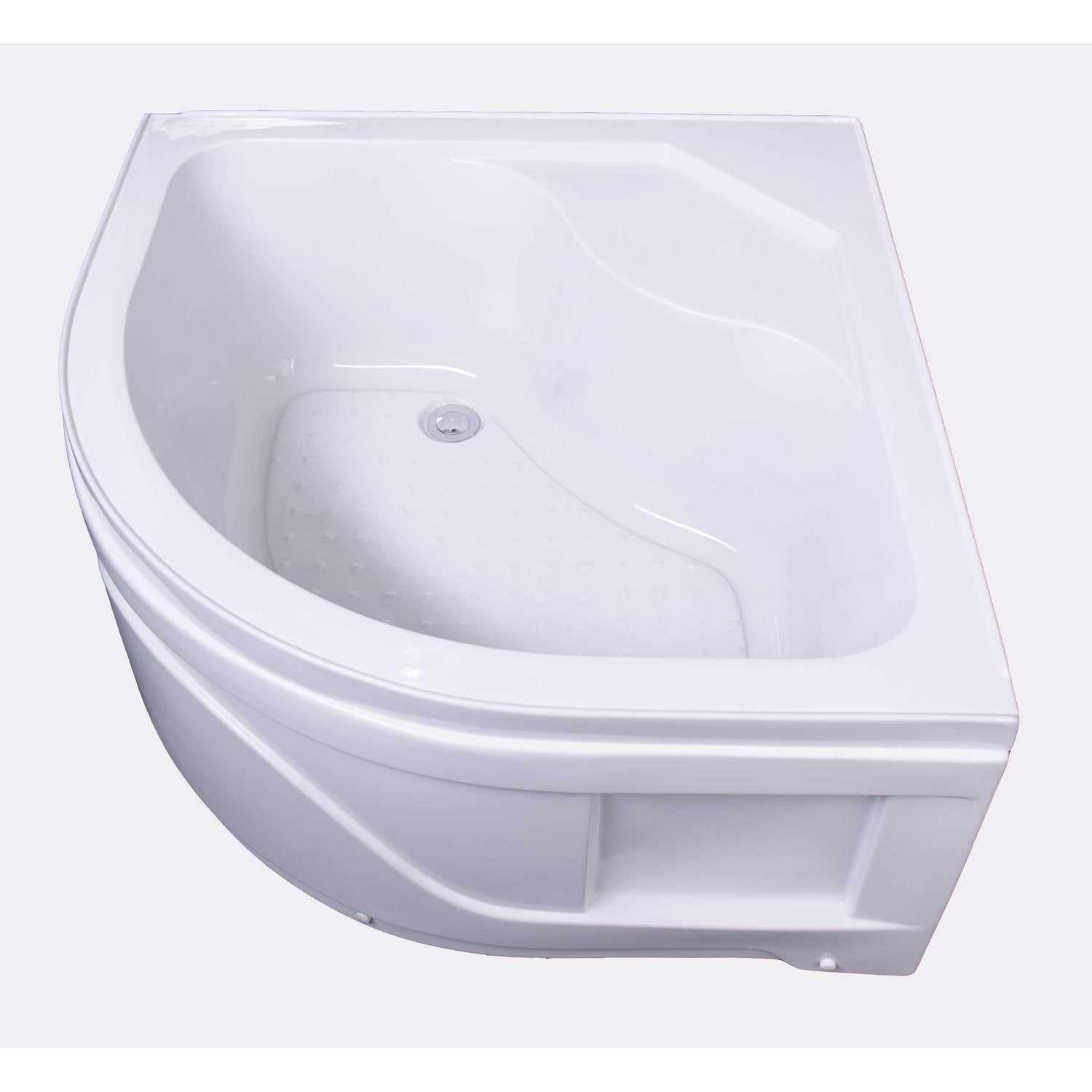 Високо корито 90х90х50 см. акрилно поддушово корито бяло за баня KERANOVA, с сифон и гаранция 2 години