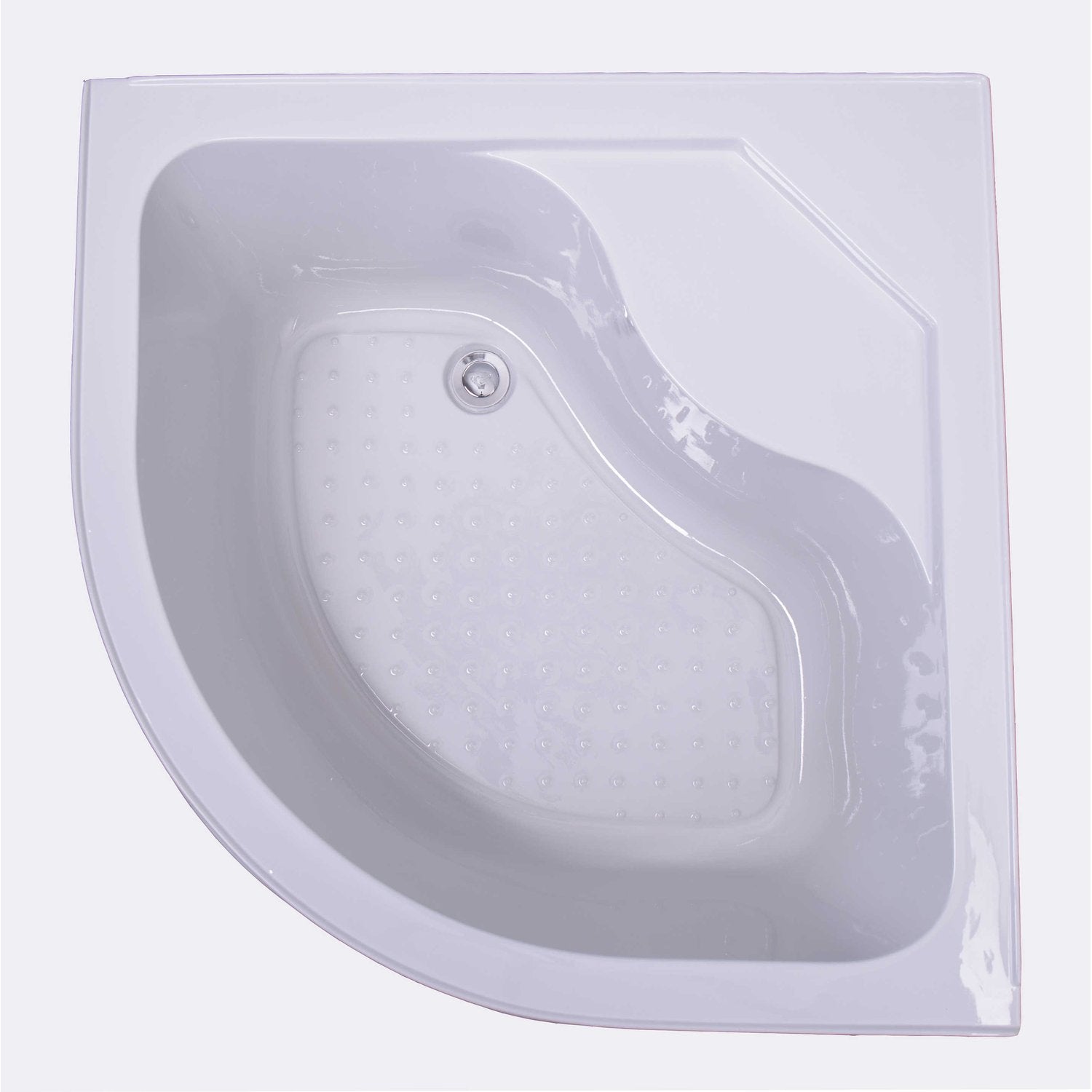 Високо корито 90х90х50 см. Акрилно поддушово корито с сифон за баня - онлайн магазин за обзавеждане KERANOVA