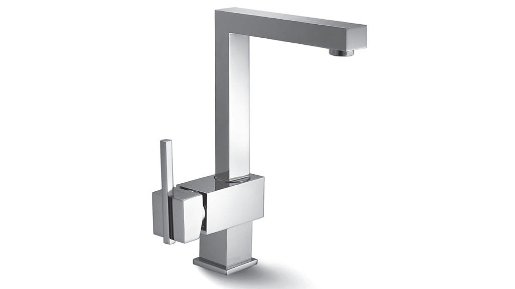 Кухненски смесител Rubicon хром, модерен италиански дизайн, 5 години гаранция – онлайн магазин за обзавеждане за бани KERANOVA