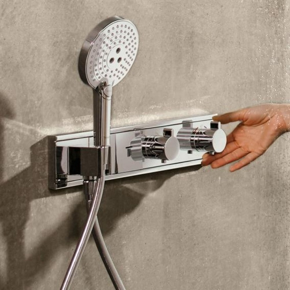 Hansgrohe Randance Select Exclusive вграден душ с термостат, хром, ръчен душ и бутон Select — онлайн магазин за обзавеждане за бани KERANOVA