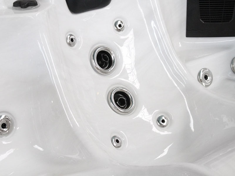 Repose 254x204 см. шестместно джакузи с множество хидромасажни дюзи и ергономична лежанка - KERANOVA онлайн магазин