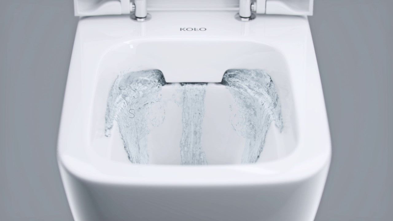 Alt Tag: Моноблок Style RIMFREE - Kolo бяла тоалетна чиния RIMFREE, плътно до стената, казанче 3/6 л, механизъм Geberit – KERANOVA