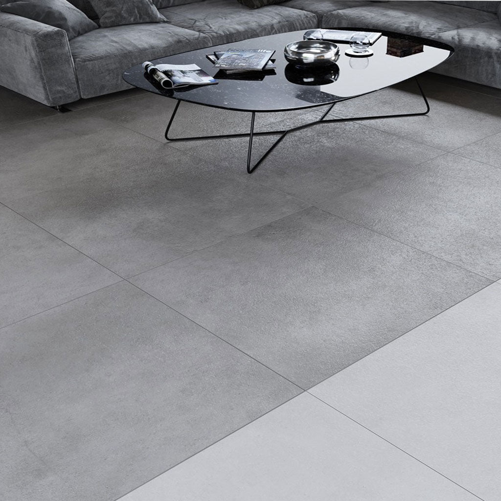 Серия Riviera в 4 размера модерен сив гранитогрес в голям формат в онлайн магазин KERANOVA