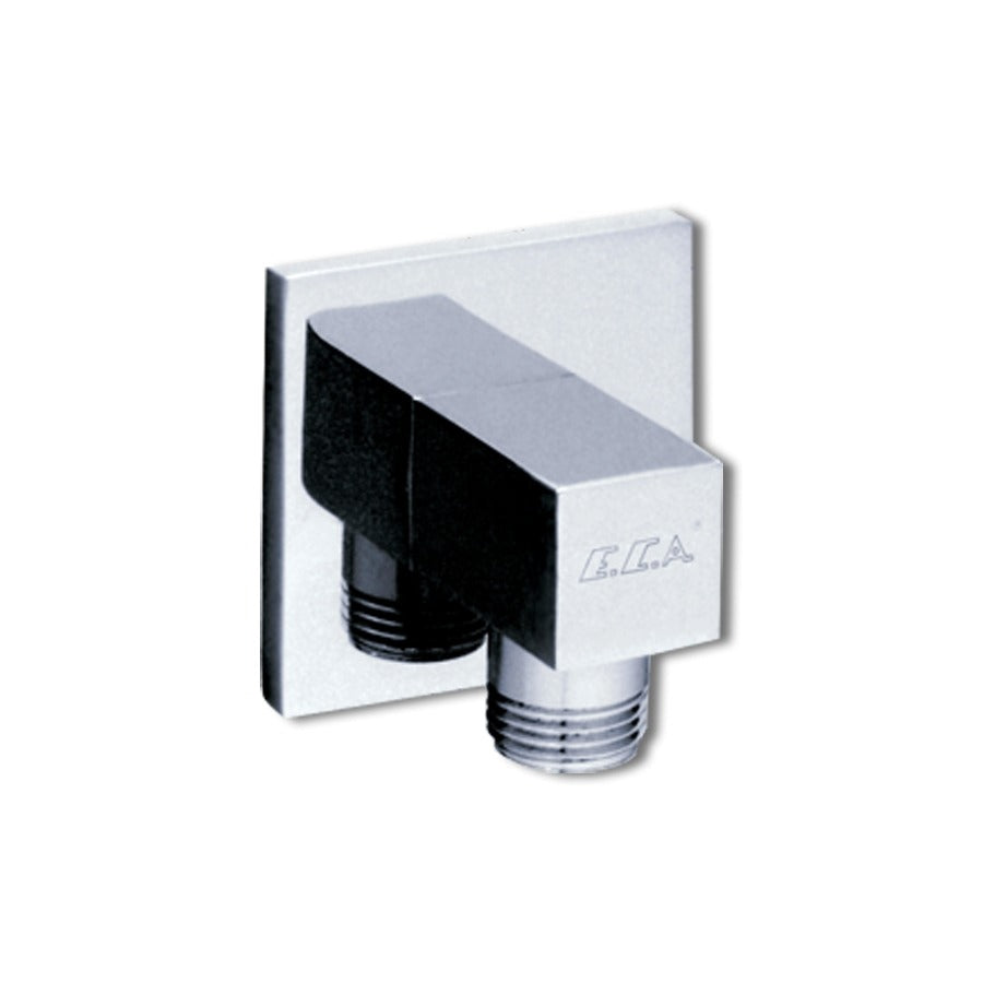 Вграден сет Tiera - хромирано коляно за вграждане ELEA, стенна връзка за душ, онлайн магазин KERANOVA