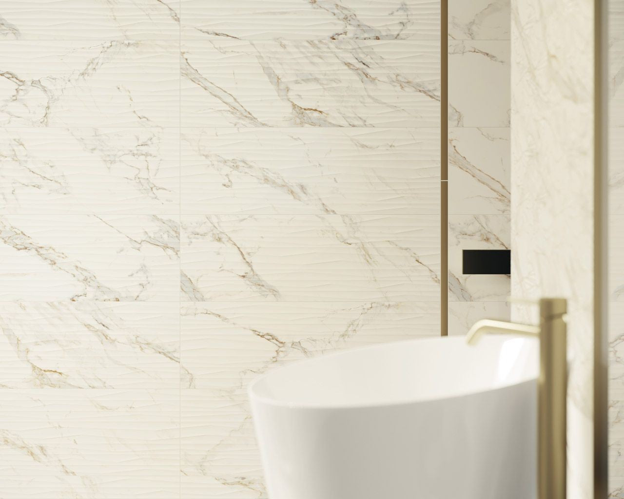Serene 25x75 Paradyz матирани плочки за баня в онлайн магазин KERANOVA, бели мраморни плочки от Ceramika Paradyz