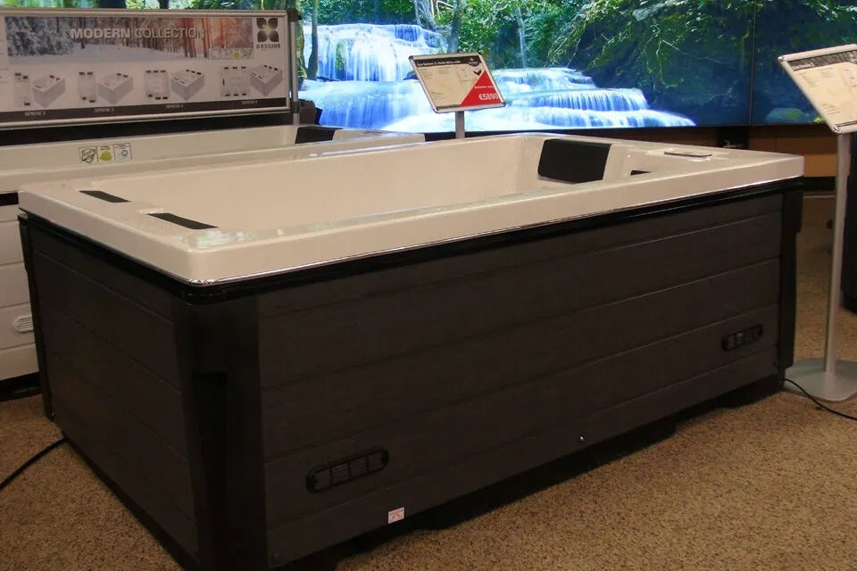 Serene 3 210x130 см. хидромасажна вана с две пълноразмерни лежанки, периметрово осветление и хибридно отопление - онлайн магазин KERANOVA