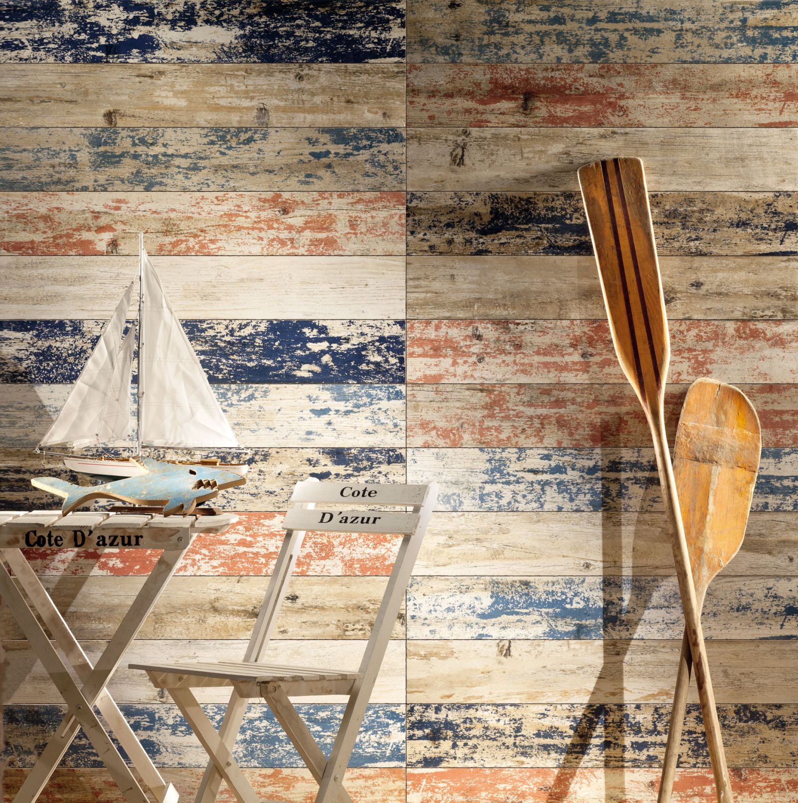Серия Shabby Chic 15x90 - Tubadzin дървесен гранитогрес в морски стил за баня, онлайн магазин за обзавеждане за бани KERANOVA