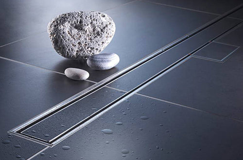 Сифони за баня Kessel линейна дренираща решетка за душ, онлайн магазин за обзавеждане за бани KERANOVA, немски производител Kessel