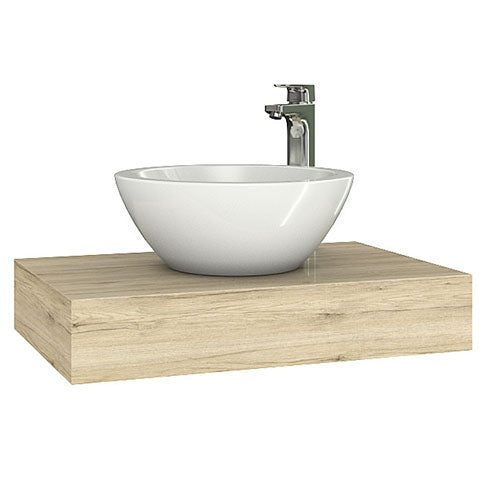 Плот с мивка Сиатъл 70 см. от PVC с HPL покритие, порцеланова мивка TWB039, онлайн магазин за обзавеждане KERANOVA