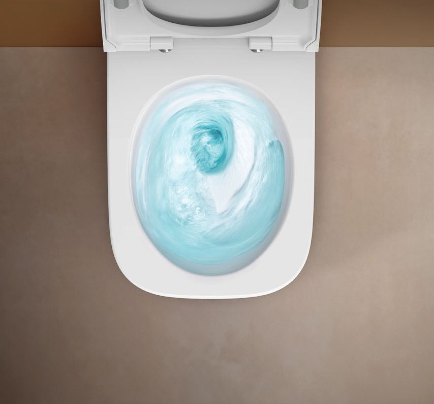 GEBERIT DUOFIX DELTA 20 Chrome с тоалетна Geberit Smyle Square Turboflush