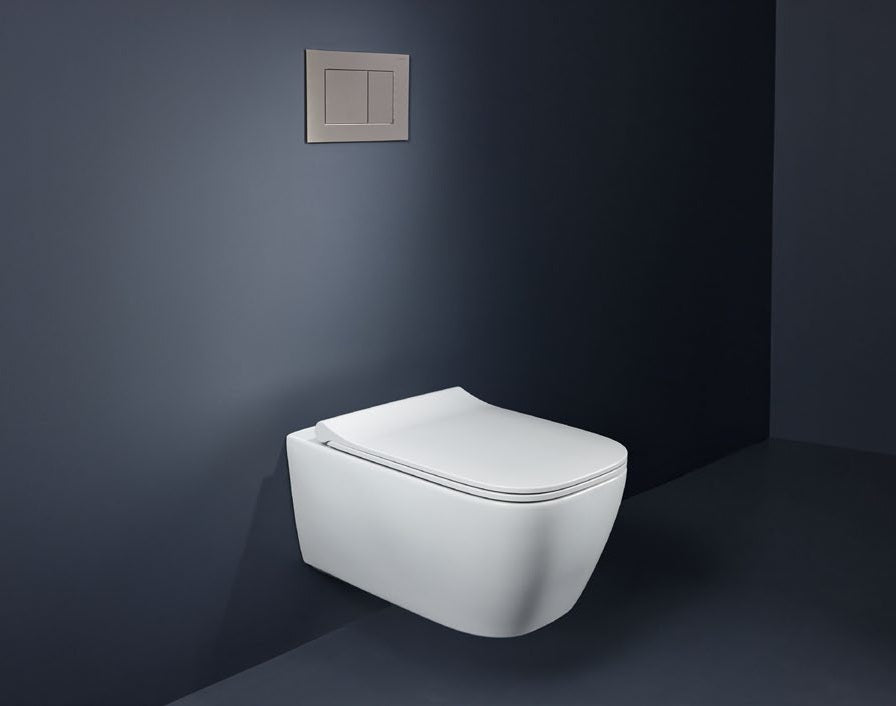 GEBERIT DUOFIX DELTA 20 Chrome с тоалетна Geberit Smyle Square Turboflush