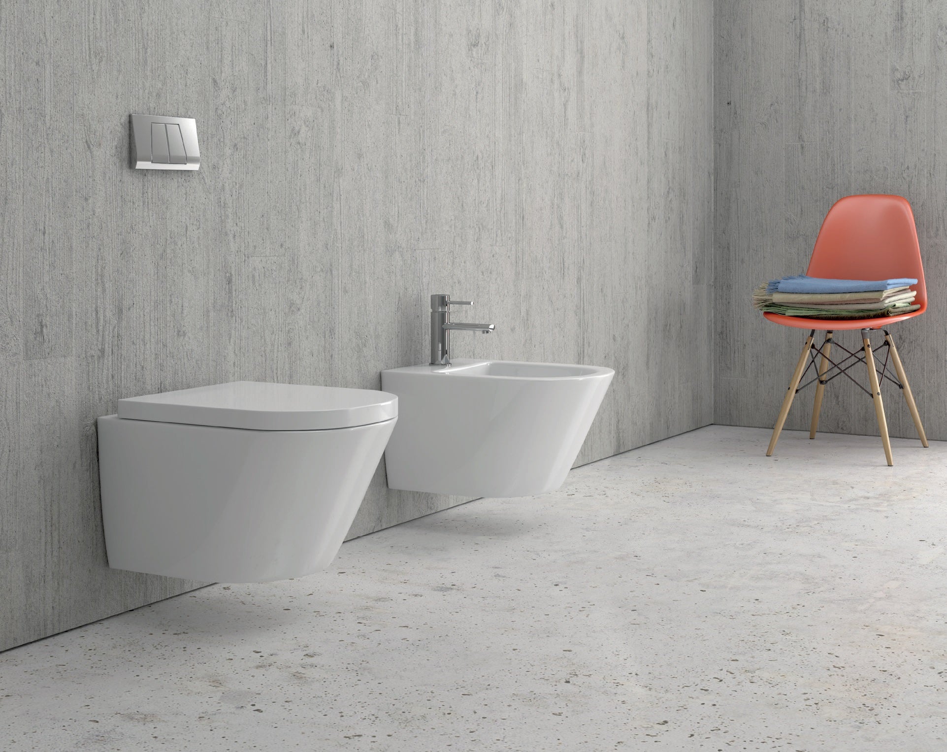 Конзолно биде Sorrento за стенен монтаж - онлайн магазин за обзавеждане за бани KERANOVA