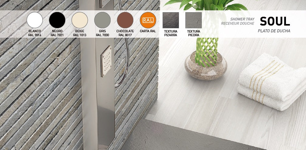 Композитно корито Combi супертънко поддушово корито с модерен дизайн и включен сифон, онлайн магазин за обзавеждане за бани KERANOVA