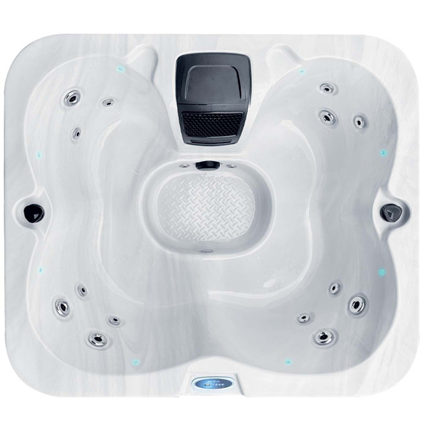 Sparkling 170x152 см. джакузи от Passion SPA за онлайн магазин KERANOVA - бяло ергономично 2-3 местно