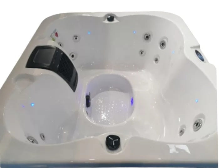 Джакузи Sparkling 170x152 см. от Passion SPA в бял гланц, ергономичен дизайн с хидромасаж и LED осветление - онлайн магазин KERANOVA