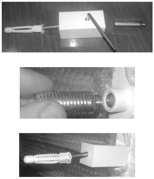 Лири за баня Square White - монтажни детайли и крепежи, онлайн магазин за обзавеждане за бани KERANOVA