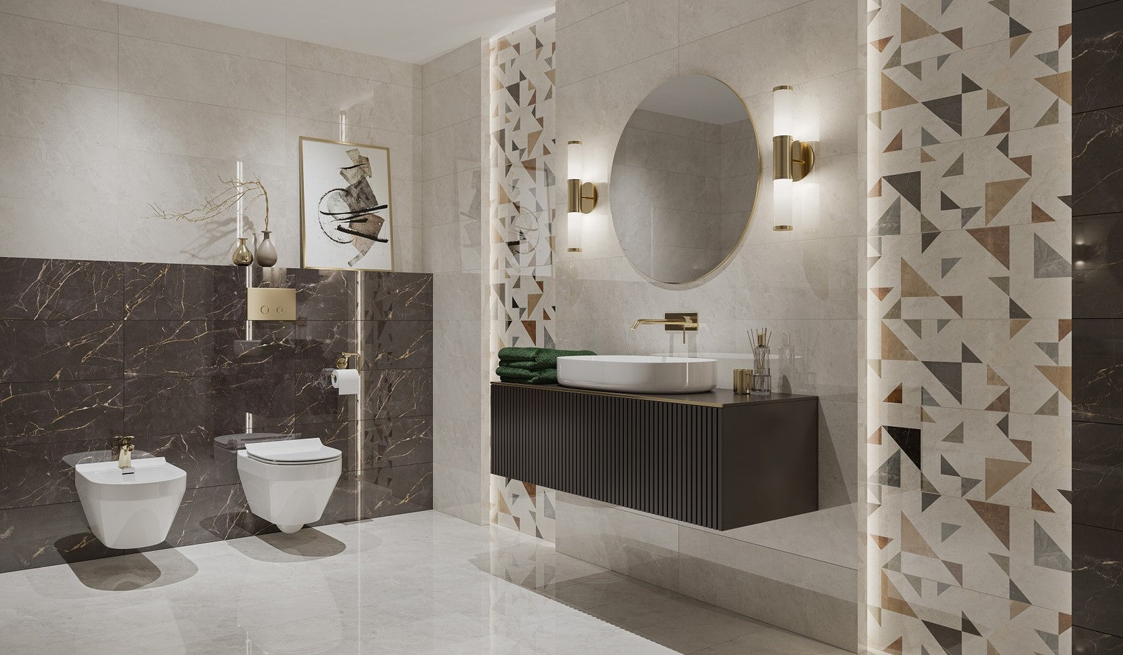 Баня Supreme 25x75 - Paradyz полирани калибровани плочки за баня от Ceramika Paradyz в онлайн магазин KERANOVA