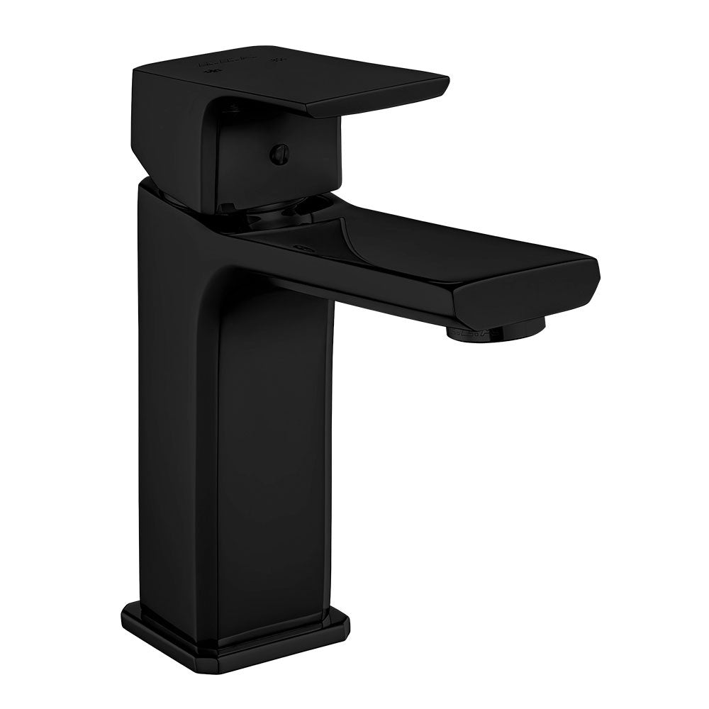 Смесител за умивалник - серия TIERA Black Mat, дизайнерски черен мат смесител за мивка, KERANOVA онлайн магазин