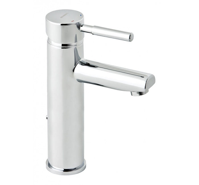 Смесител за мивка Tau издължен стоящ хром, модерен дизайн, гаранция 5 години – онлайн магазин за обзавеждане за бани KERANOVA