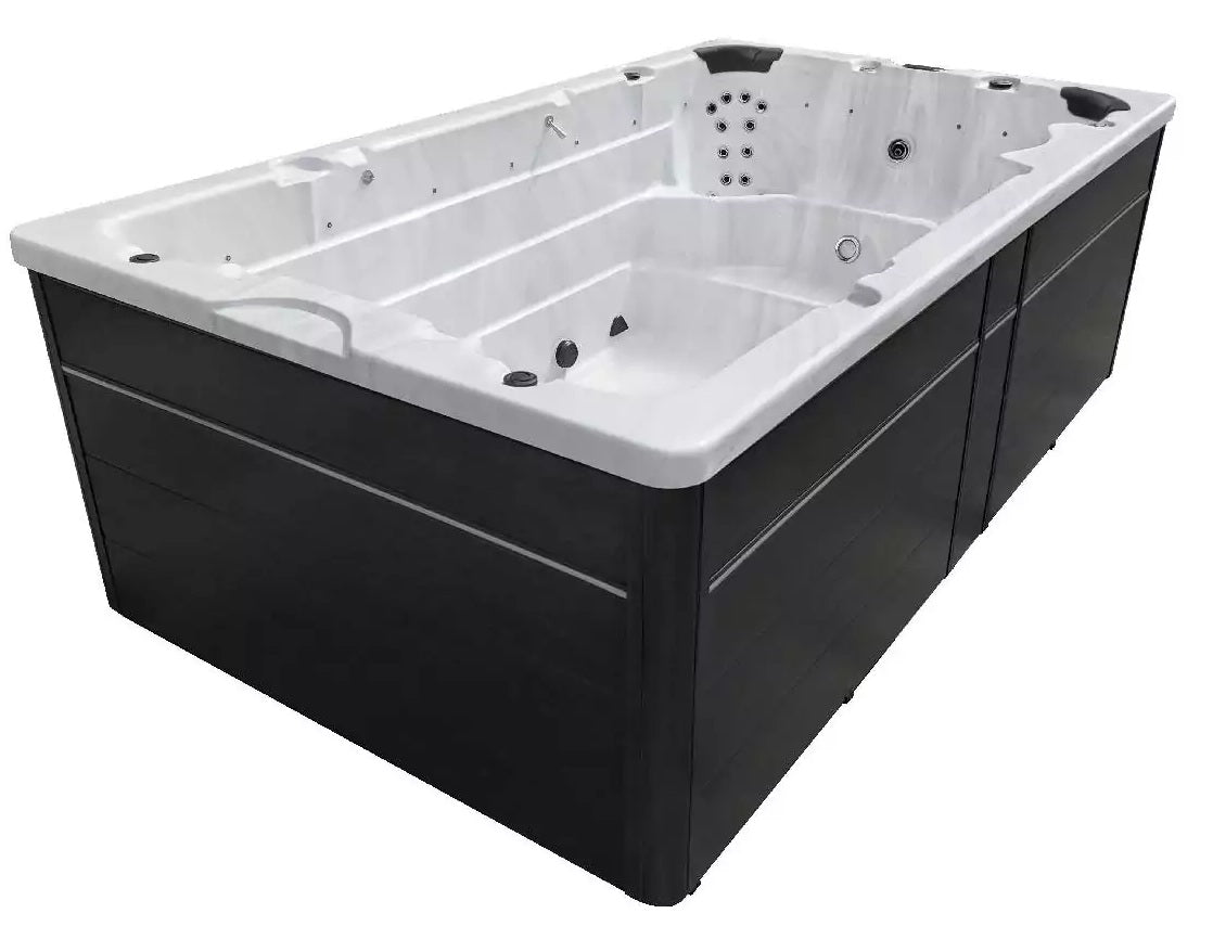 Плувно СПА Thor 400x228 см. - компактен swim spa с хидромасаж и насрещно течение, онлайн магазин KERANOVA