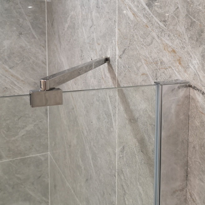 Tinos 100 - 90х100 см. луксозна душ кабина с 8 мм закалено стъкло, анти калк покритие и алуминиев профил – KERANOVA онлайн магазин