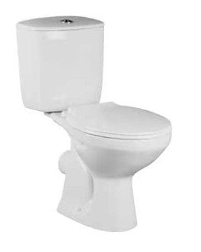 Моноблок Troy EGE Seramik – бял моноблок с долно водоподаване и пластмасова седалка, онлайн магазин за бани KERANOVA