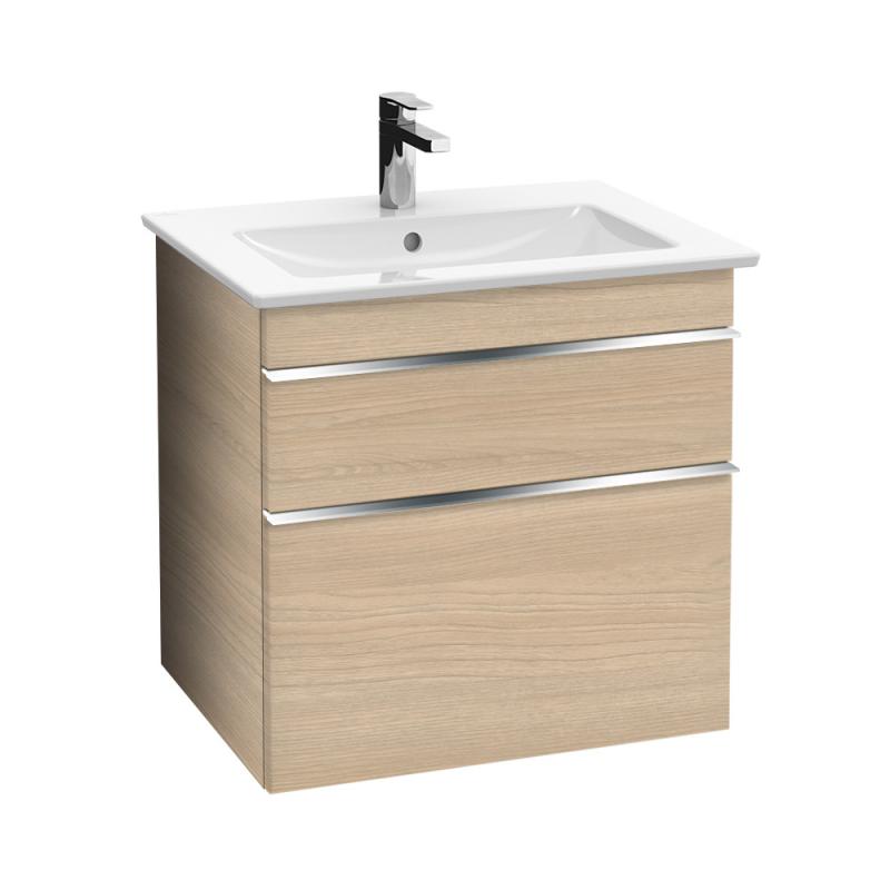 шкаф с мивка Venticello 80 Elm Impresso - Villeroy & Boch, MDF фурнир Elm Impresso, две чекмеджета с soft close, онлайн магазин KERANOVA