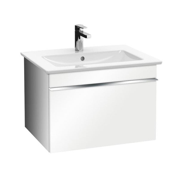 шкаф с мивка Venticello 60 White - Villeroy & Boch, бял гланц МДФ с един чекмедже soft close, онлайн магазин KERANOVA