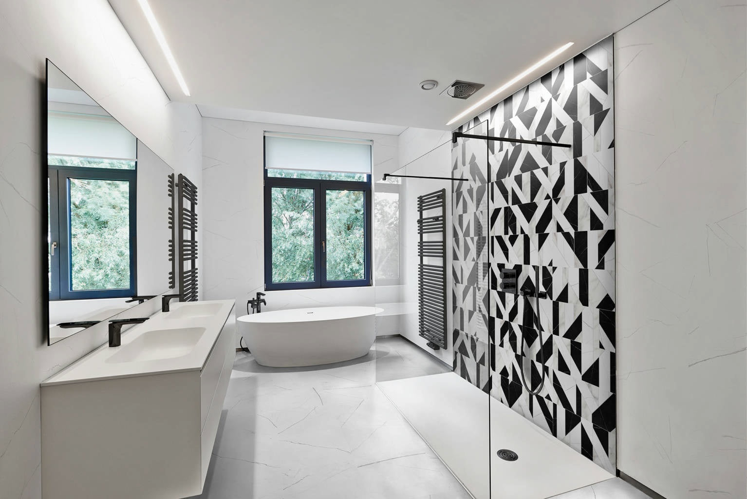 Баня Vernazza 30x90 - Keros Ceramica луксозни матирани плочки за баня в онлайн магазин KERANOVA, произведено в България