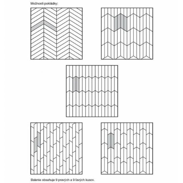 Серия Vero Chevron 11x54 - Marazzi диаграма варианти полагане шеврон рибена кост дървесен ефект KERANOVA онлайн магазин