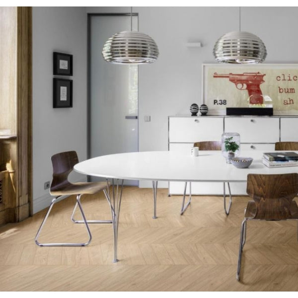 Серия Vero Chevron 11x54 - Marazzi дървесен ефект шеврон плочки в трапезария, онлайн магазин за обзавеждане за бани KERANOVA