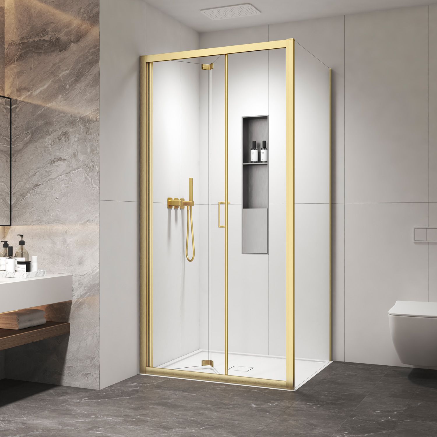 Vivox 400 Oro & L-3811 - 80х90 см. - сгъваема врата