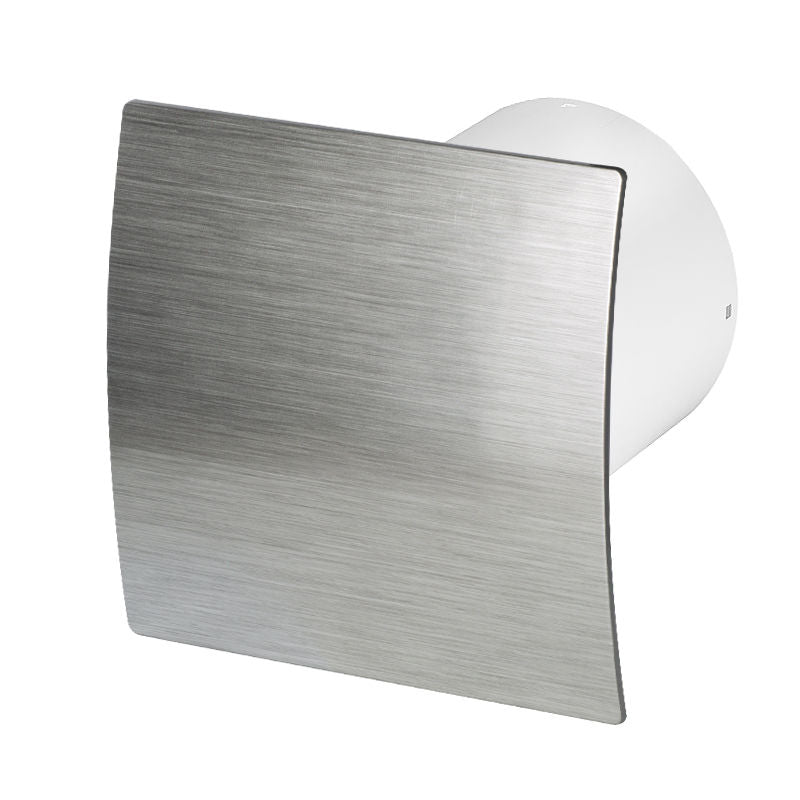 Alt Tag: Вентилатор за баня Escudo сребро - inox корпус, датчик влага и таймер, 13W, 110 m3/h, онлайн магазин KERANOVA
