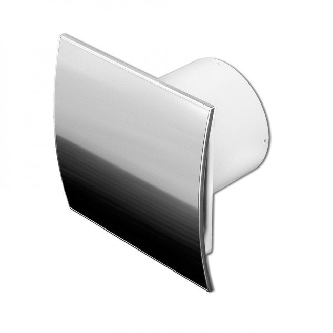 Вентилатор за баня Escudo хром с иноксов панел, таймер и датчик за влажност, 13W, 110 m3/h — онлайн магазин KERANOVA