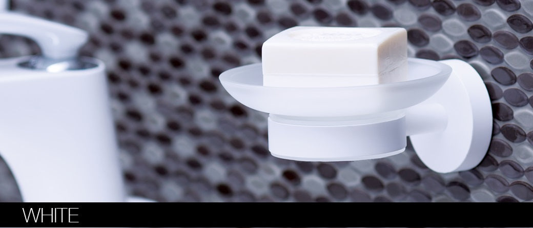 Серия White - Bemeta Design стенна сапунерка бяла, аксесоар за баня от онлайн магазин KERANOVA